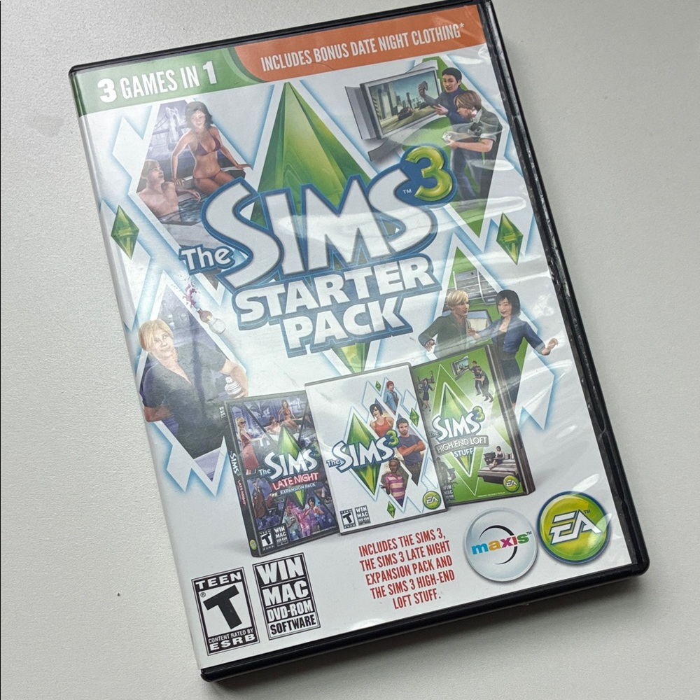 The Sims 3 Starter Pack for PC - Black Case